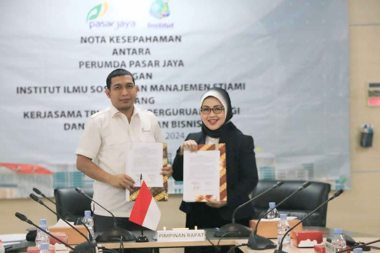 Perumda Pasar Jaya dan Institut STIAMI Sepakati MoU untuk Pengembangan Tri Dharma Perguruan Tinggi dan Sektor Bisnis