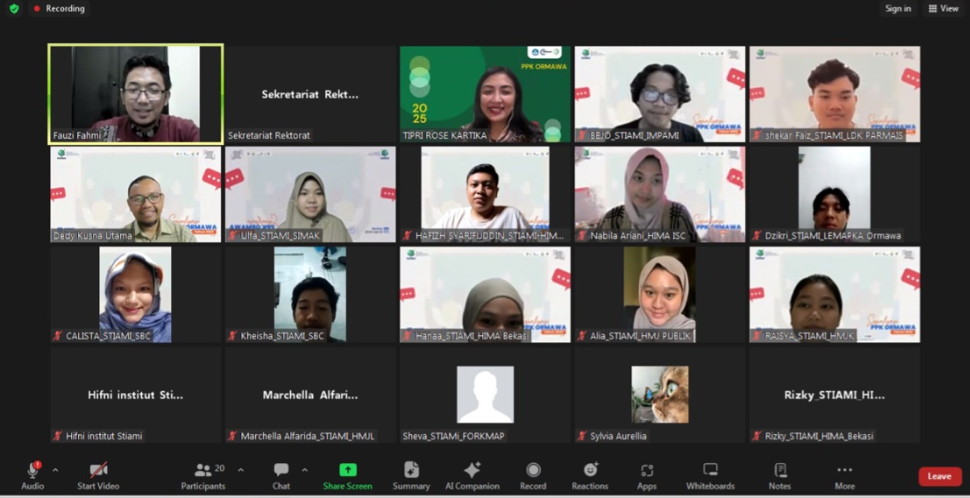 Perkuat Peran Mahasiswa dalam Pemberdayaan Masyarakat, Institut STIAMI Gelar Sosialisasi PPK Ormawa Bersama Kemdiktisaintek