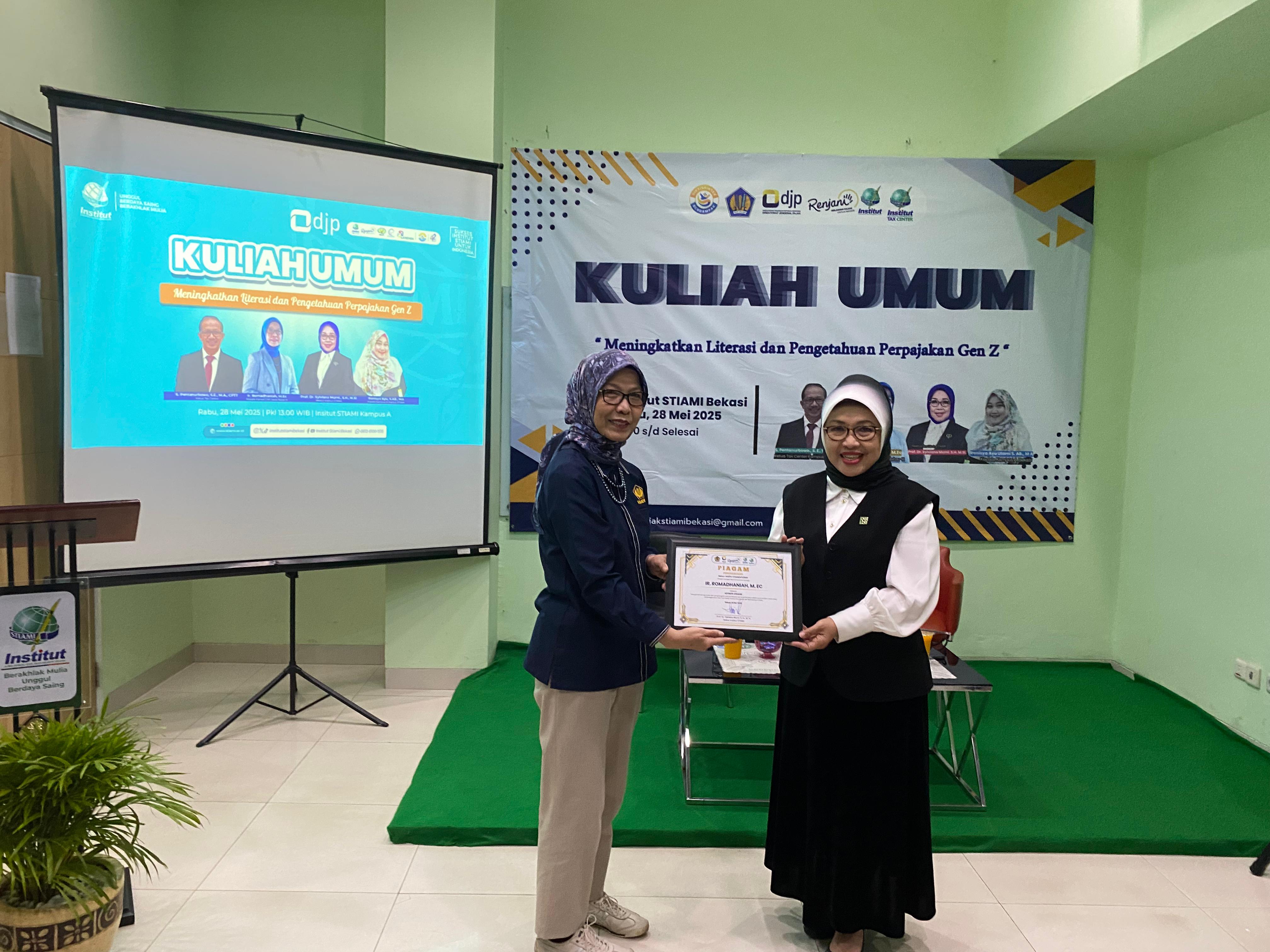 Gen Z Melek Pajak: Institut STIAMI dan DJP Jabar III Gaungkan Literasi Pajak 