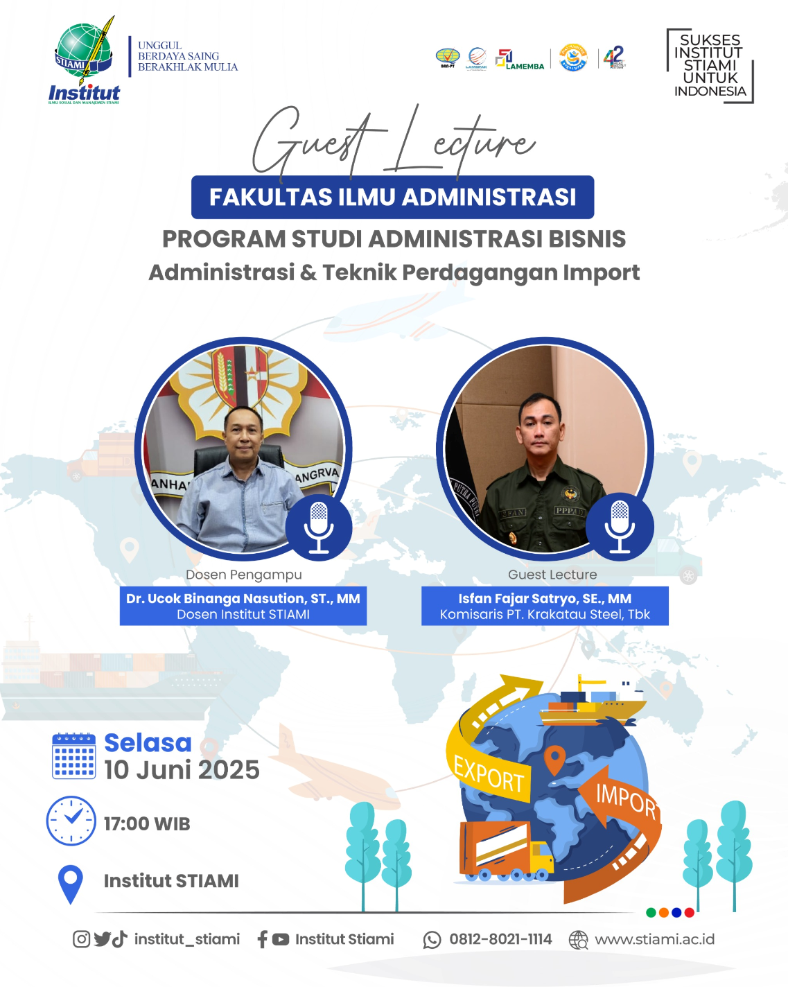 Guest Lecture Implementasi Mata Kuliah Administrasi Teknik Perdagangan Ekspor Impor