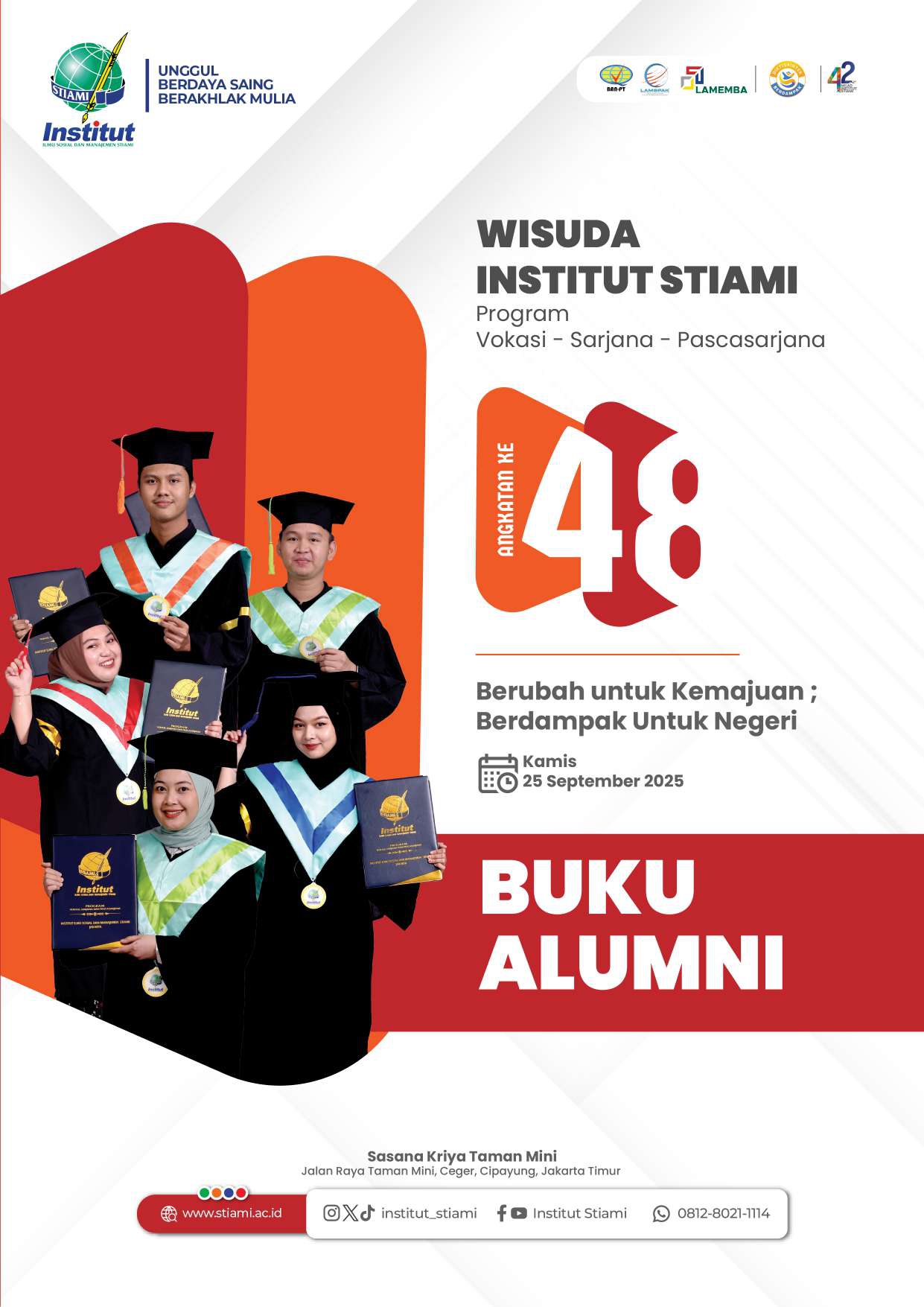 Buku Alumni Wisuda ke-48 Institut STIAMI