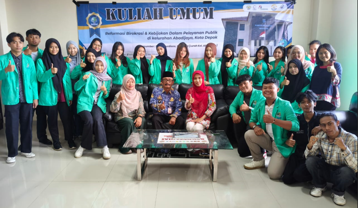 Kuliah Umum Mahasiswa Institut Stiami Kampus D Ke Kelurahan Abadijaya Kecamatan Sukmajaya Kota Depok 