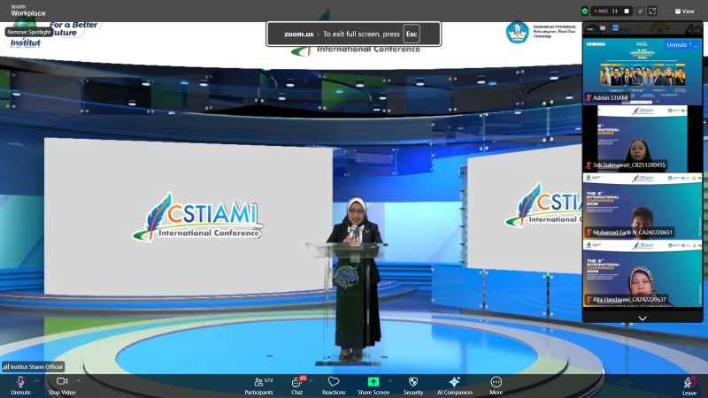 Institut STIAMI Selenggarakan The 6th International Conference, Dorong Inovasi Tata Kelola Digital Global