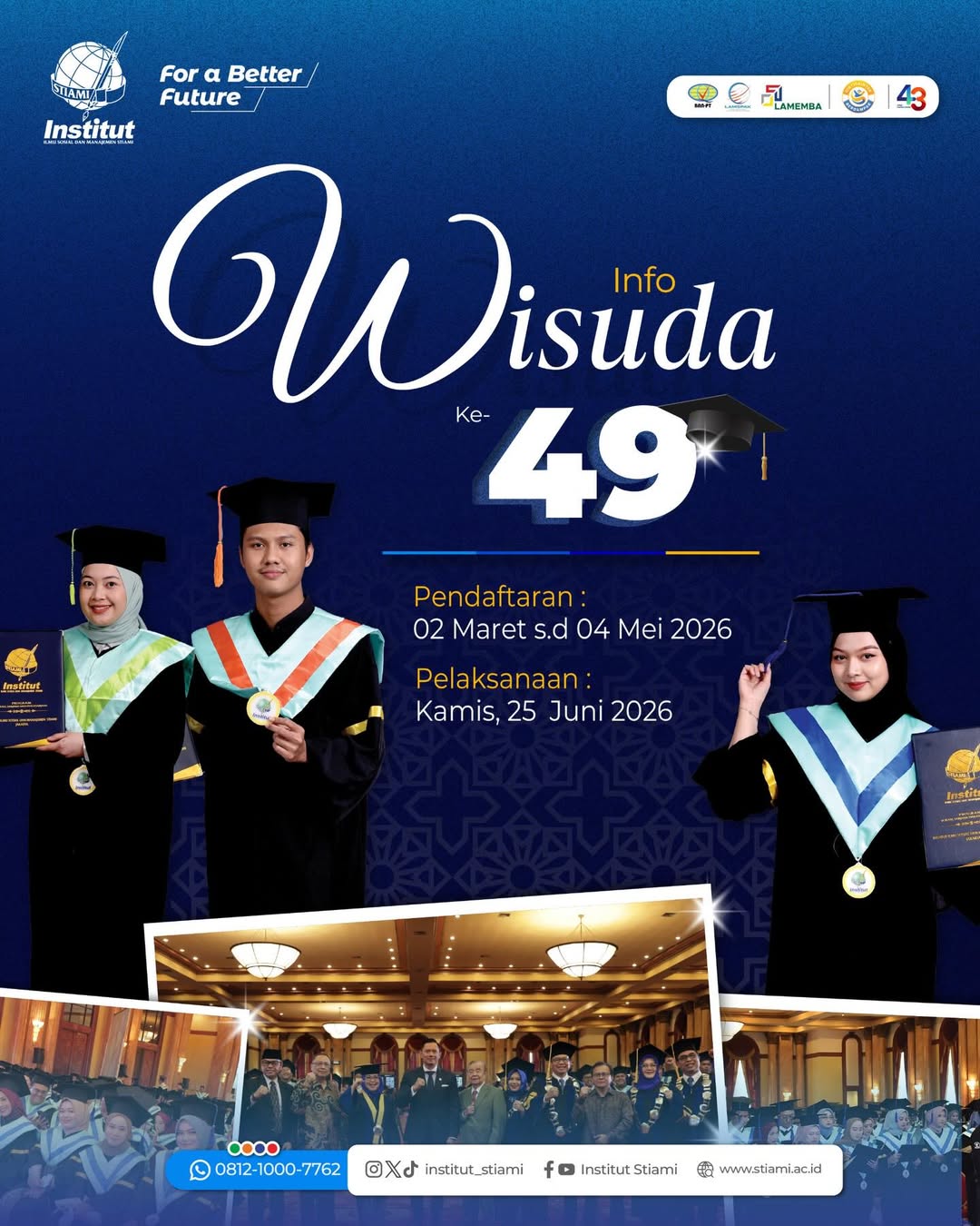 Wisuda ke 49 Institut STIAMI