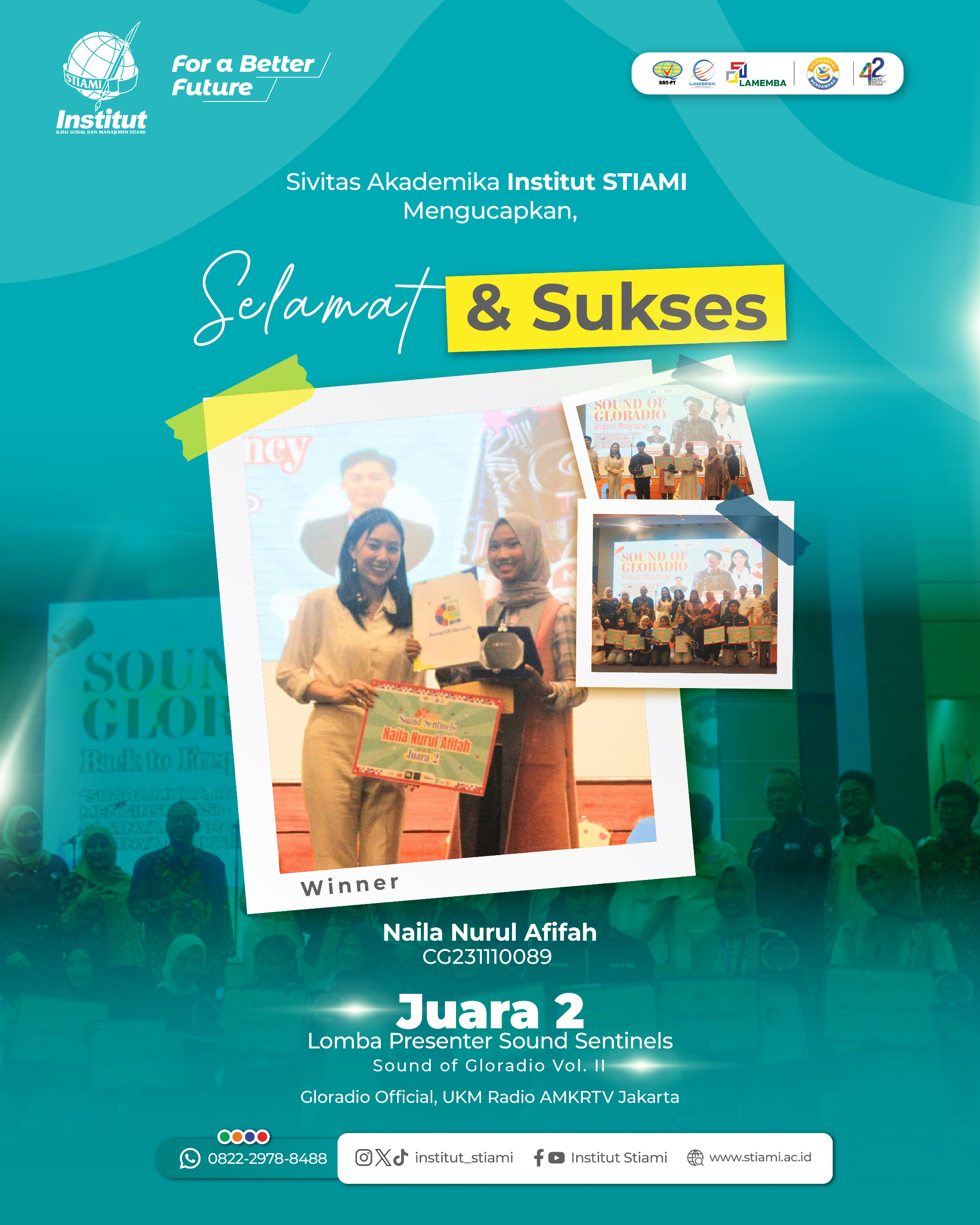 Lomba Presenter Sound Sentinels – Sound of Gloradio Vol. II